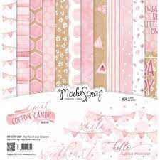 Pink Cotton Candy 30x30cm Paper Pack ModaScrap '