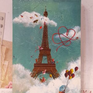 Quadernino - Tour Eiffel tra le nuvole'