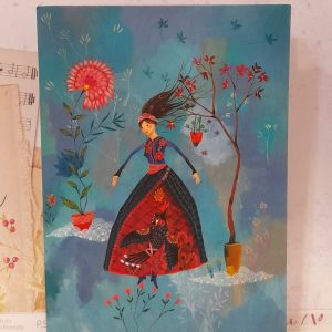 Quadernino - Ballerina Floreale stile 2'