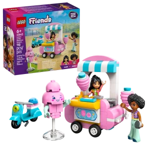 Lego Friends - Bancarella di zucchero filato e scooter'